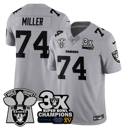 LVR 3-Time Champions Patch Vapor Limited Jersey - All Stitched