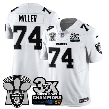 LVR 3-Time Champions Patch Vapor Limited Jersey - All Stitched