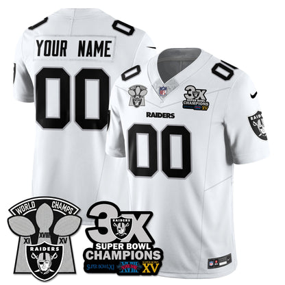 Custom LVR 3-Time Champions Patch Vapor Limited Jersey - All Stitched