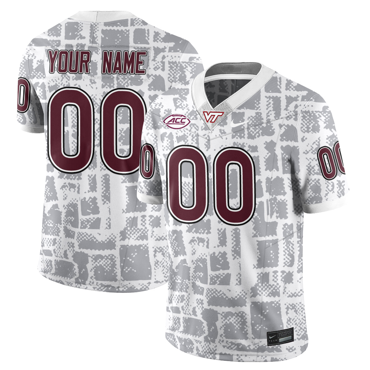 Virginia Tech Football Vapor Limited Custom Jersey - All Stitched