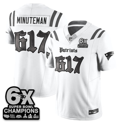 NE 'Dark Gothic' Vapor Limited Jersey - 6-Time Champions