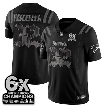 NE 'Dark Gothic' Vapor Limited Jersey - 6-Time Champions