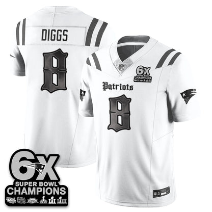 NE 'Dark Gothic' Vapor Limited Jersey - 6-Time Champions