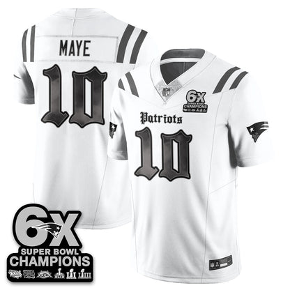 NE 'Dark Gothic' Vapor Limited Jersey - 6-Time Champions