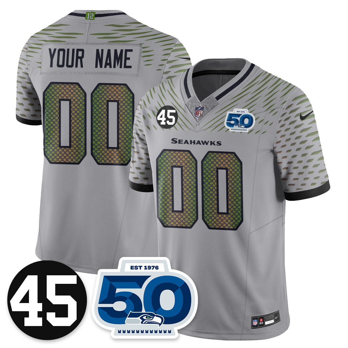 SEA Vapor Limited Custom Jersey - Honor Kenny Easley