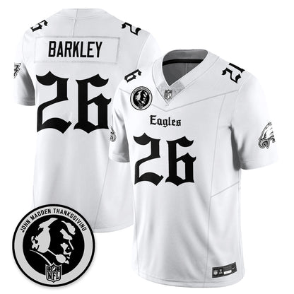 PHI Gothic Vapor Limited Jersey - John Madden Patch - All Stitched