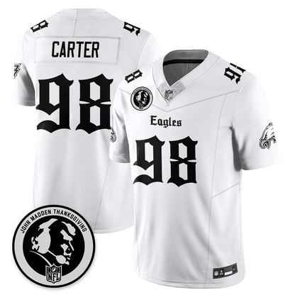 PHI Gothic Vapor Limited Jersey - John Madden Patch - All Stitched