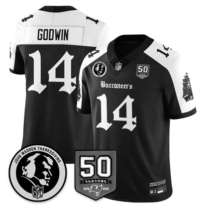 TB Gothic Vapor Limited Jersey - John Madden Patch