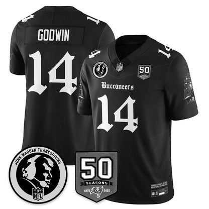TB Gothic Vapor Limited Jersey - John Madden Patch