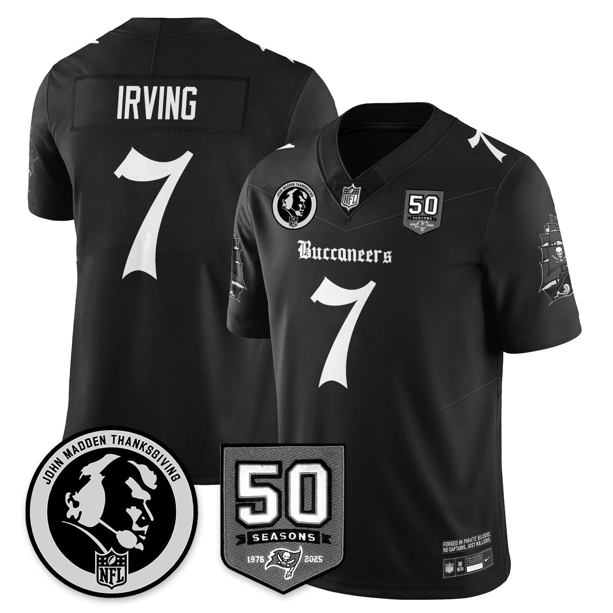 TB Gothic Vapor Limited Jersey - John Madden Patch