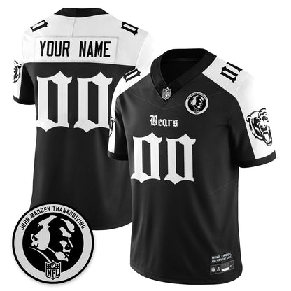 Custom CHI Gothic Vapor Limited Jersey - John Madden Patch