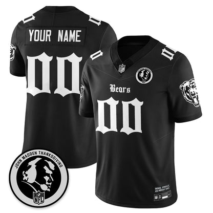 Custom CHI Gothic Vapor Limited Jersey - John Madden Patch