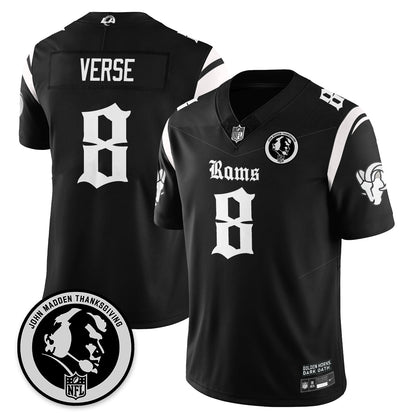 LAR Gothic Vapor Limited Jersey - John Madden Patch