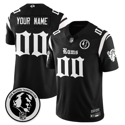 LAR Gothic Vapor Limited Jersey - John Madden Patch