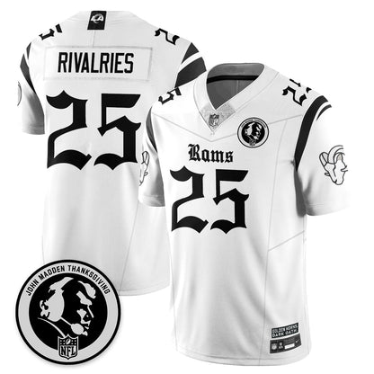LAR Gothic Vapor Limited Jersey - John Madden Patch