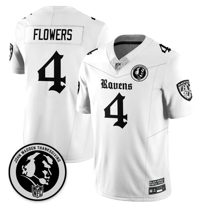 BAL Gothic Vapor Limited Jersey - John Madden Patch - All Stitched