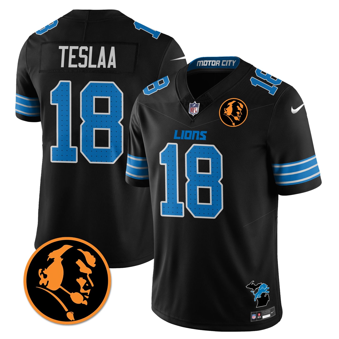 DET Vapor Limited Jersey - John Madden Patch