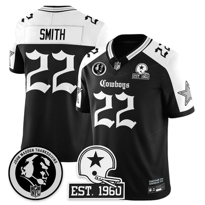 DAL Gothic Vapor Limited Jersey - John Madden Patch - All Stitched