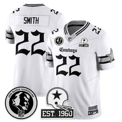 DAL Gothic Vapor Limited Jersey - John Madden Patch - All Stitched