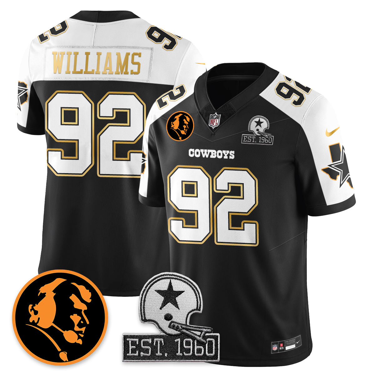 DAL Vapor Limited Gold Jersey - John Madden Patch