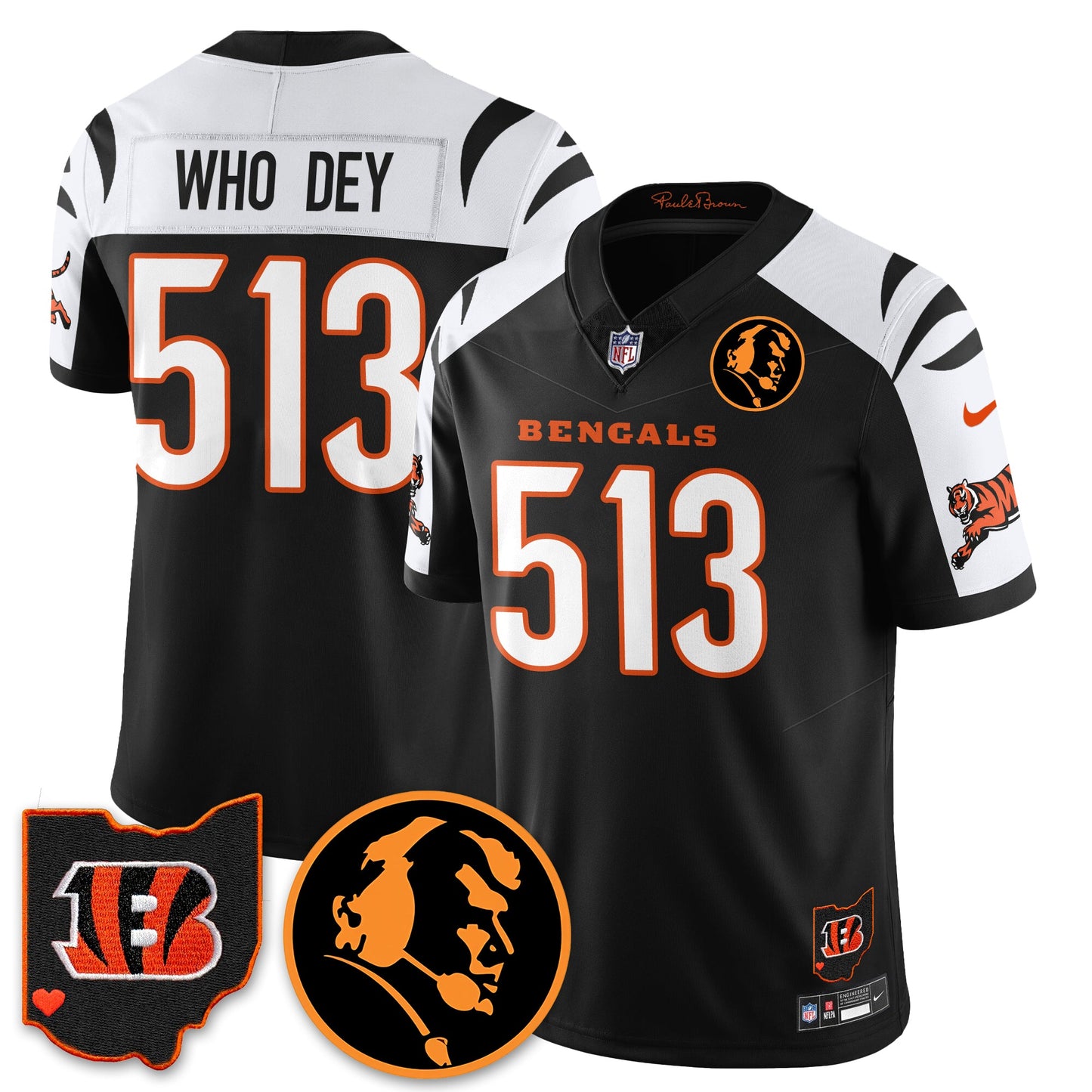 CIN Vapor Limited Jersey - John Madden Patch - All Stitched