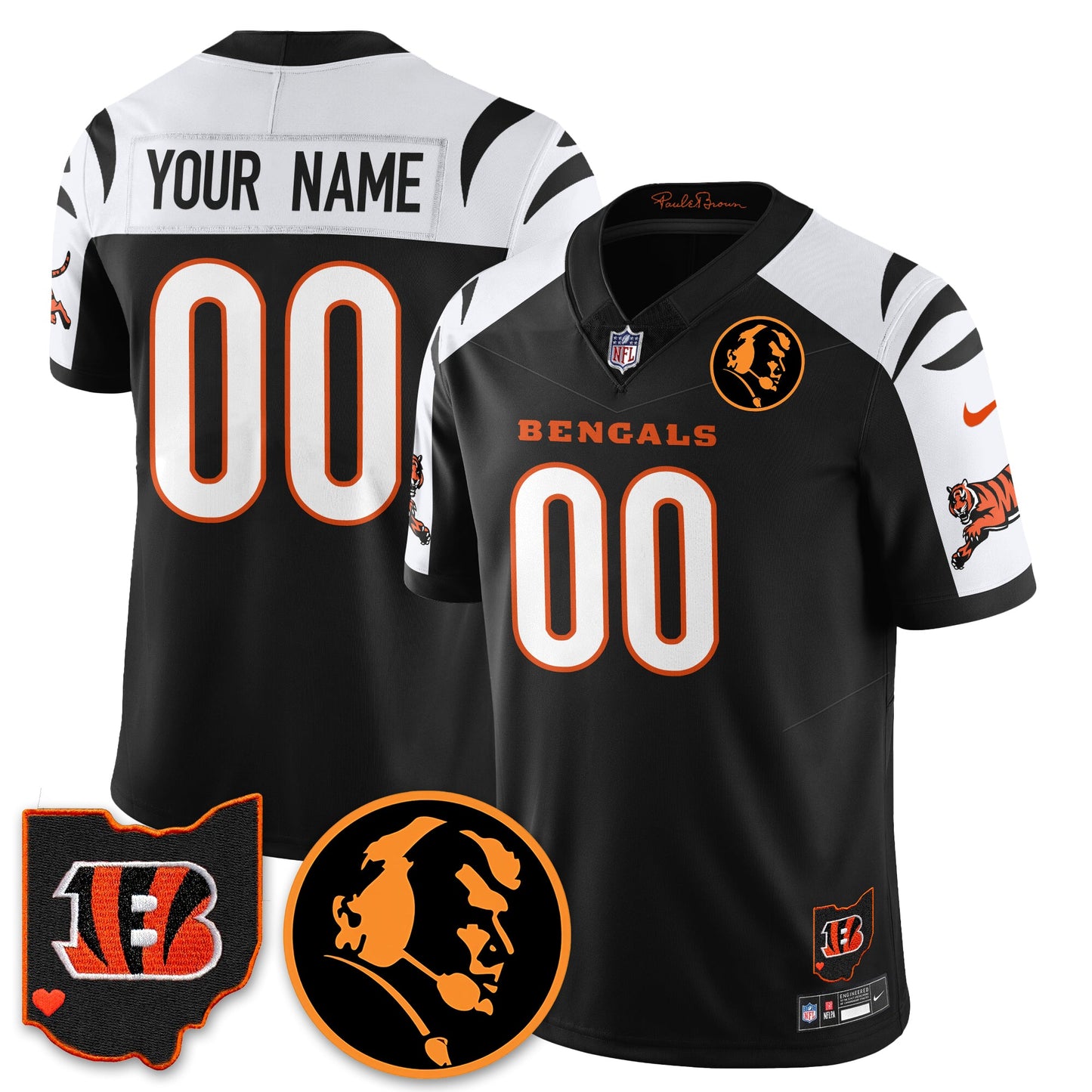 Custom CIN Vapor Limited Jersey - John Madden Patch