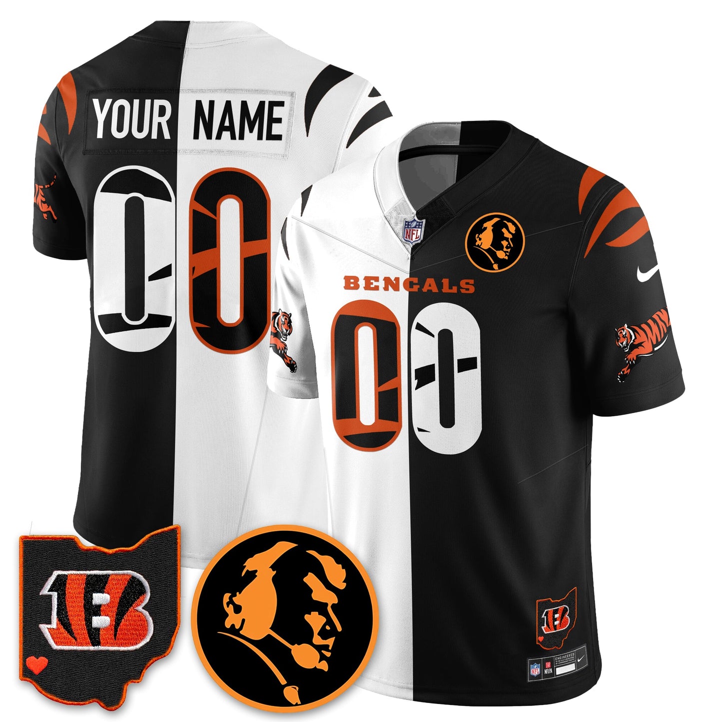 Custom CIN Vapor Limited Jersey - John Madden Patch