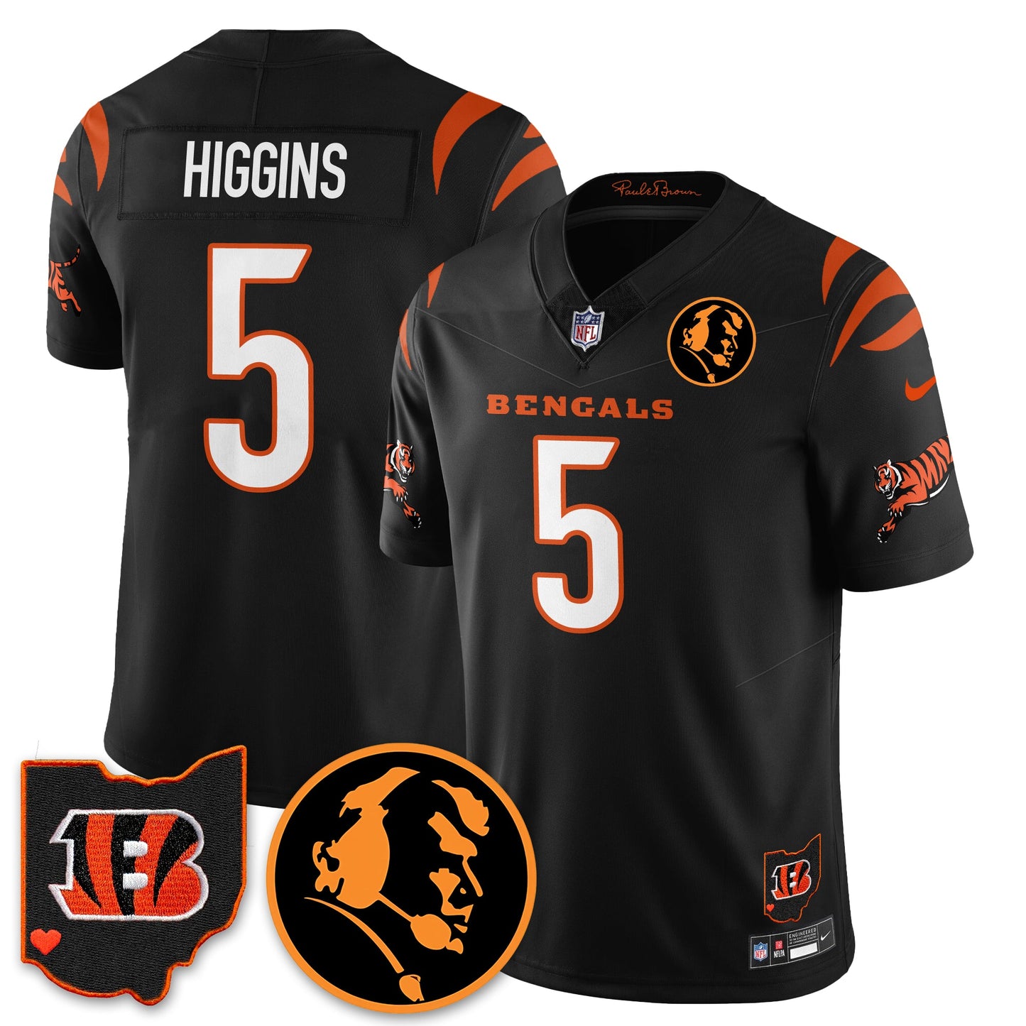 CIN Vapor Limited Jersey - John Madden Patch - All Stitched