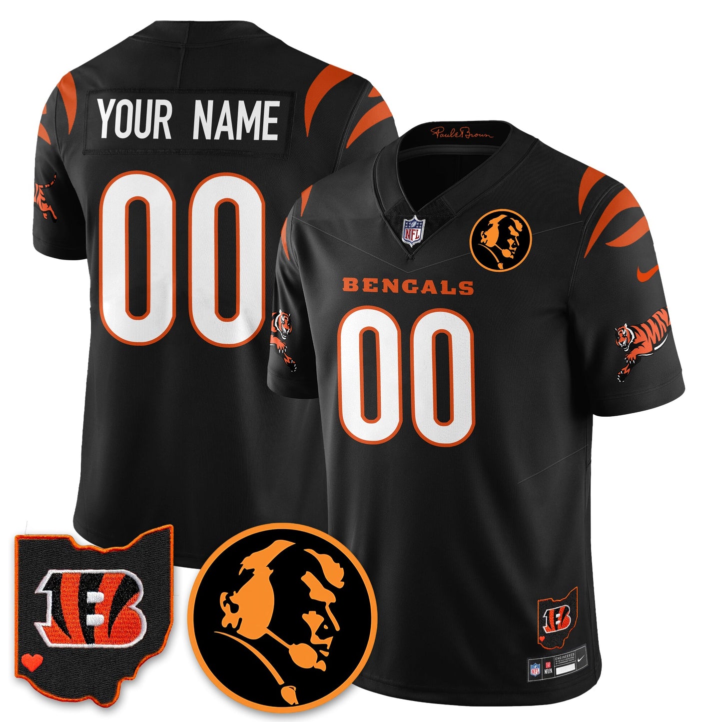 Custom CIN Vapor Limited Jersey - John Madden Patch
