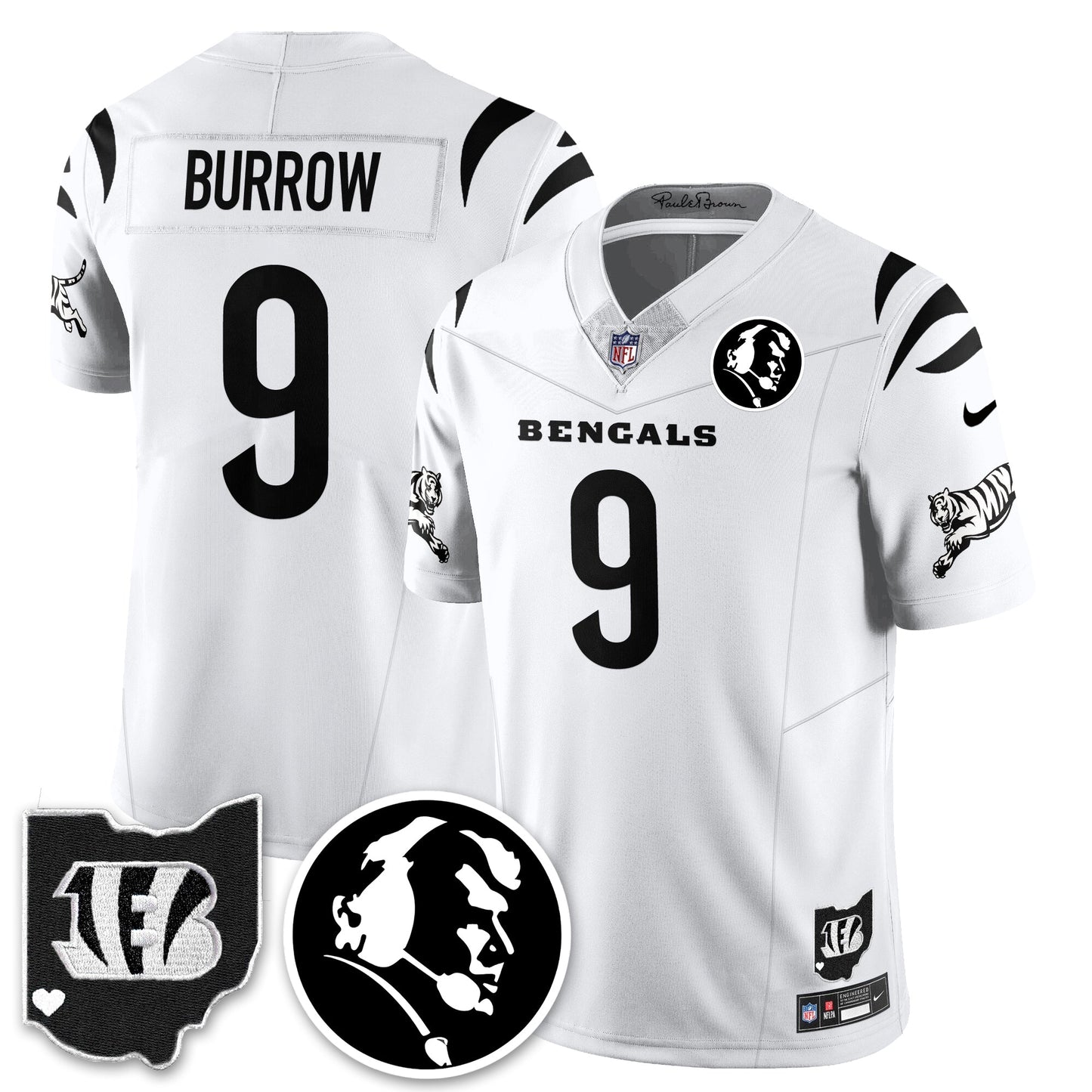 CIN Vapor Limited Jersey - John Madden Patch - All Stitched