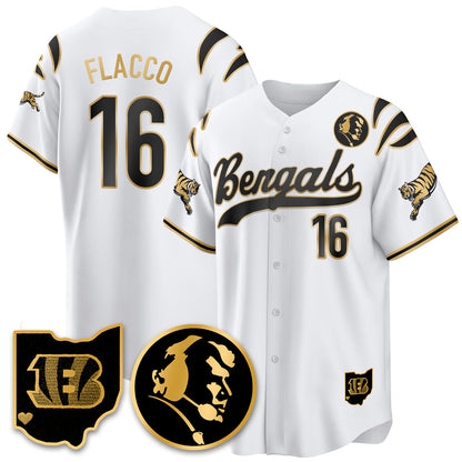 CIN Vapor Limited Baseball Jersey - John Madden Patch - All Stitched