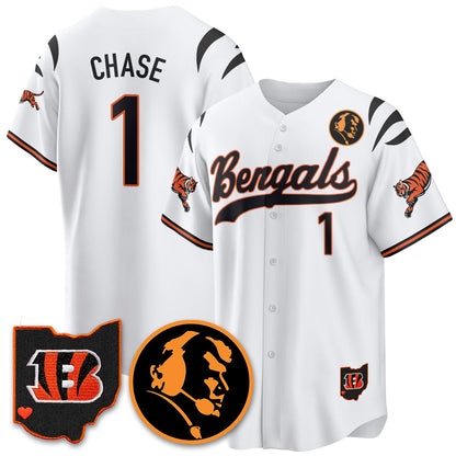 CIN Vapor Limited Baseball Jersey - John Madden Patch - All Stitched