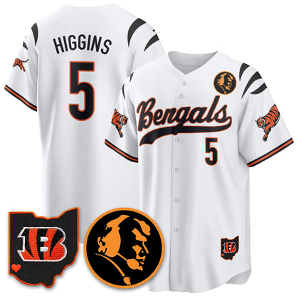 CIN Vapor Limited Baseball Jersey - John Madden Patch - All Stitched