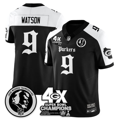 GB Gothic Vapor Limited Jersey - John Madden Patch - All Stitched