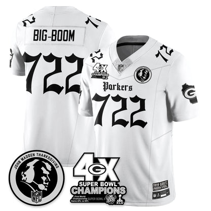 GB Gothic Vapor Limited Jersey - John Madden Patch - All Stitched