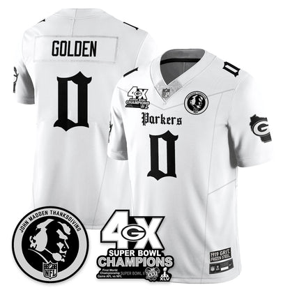 GB Gothic Vapor Limited Jersey - John Madden Patch - All Stitched