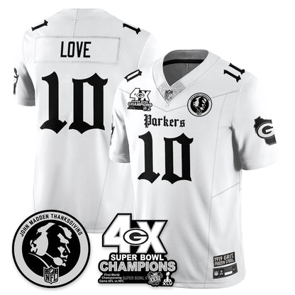 GB Gothic Vapor Limited Jersey - John Madden Patch - All Stitched