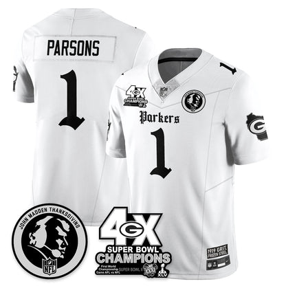 GB Gothic Vapor Limited Jersey - John Madden Patch - All Stitched