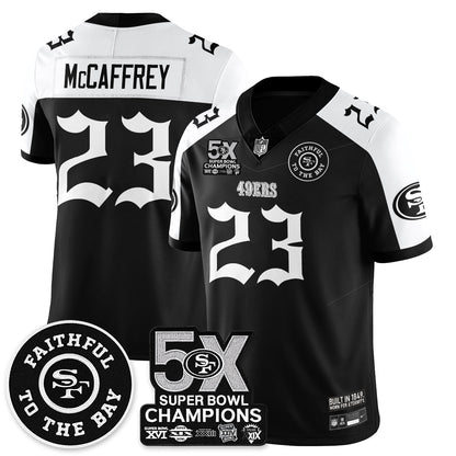 SF 5-Time Champions Gothic Vapor Limited Jersey