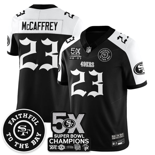 SF 5-Time Champions Gothic Vapor Limited Jersey