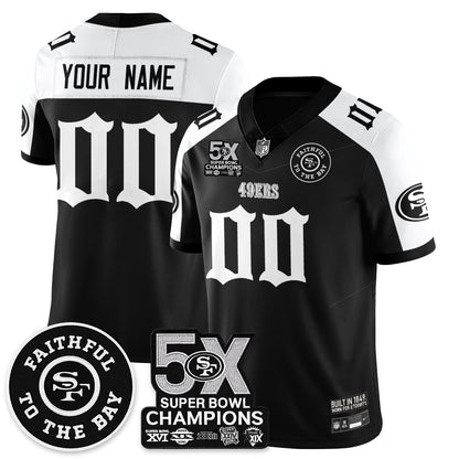SF 5-Time Champions Gothic Vapor Limited Jersey