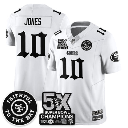 SF 5-Time Champions Gothic Vapor Limited Jersey