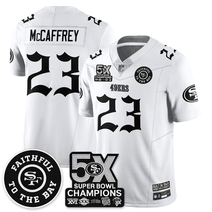 SF 5-Time Champions Gothic Vapor Limited Jersey