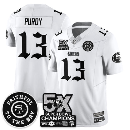 SF 5-Time Champions Gothic Vapor Limited Jersey