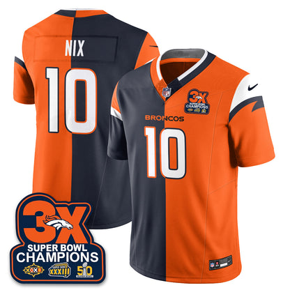 DEN 3-Time Champions Patch Vapor Limited Split Jersey
