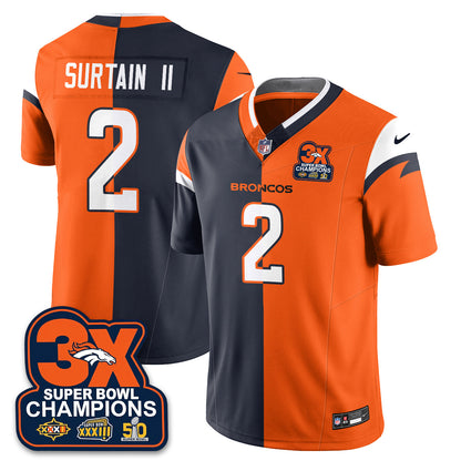 DEN 3-Time Champions Patch Vapor Limited Split Jersey