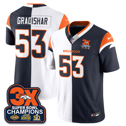 DEN 3-Time Champions Patch Vapor Limited Split Jersey