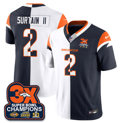 DEN 3-Time Champions Patch Vapor Limited Split Jersey