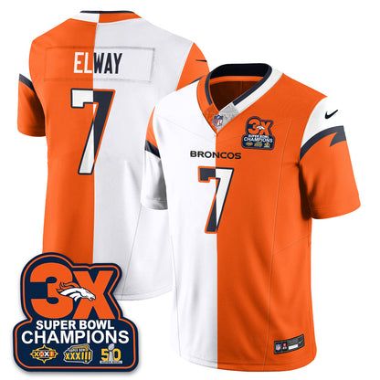DEN 3-Time Champions Patch Vapor Limited Split Jersey