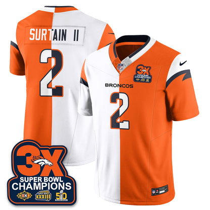 DEN 3-Time Champions Patch Vapor Limited Split Jersey